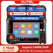 2025 Autel MaxiPRO MP900TS Escáner Herramienta de diagnóstico TPMS Codificación ECU, Prueba activa, Más de 40 servicios, CAN FD y DOIP actualizado de MK808S-TS