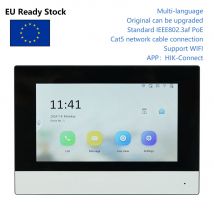 HIK Original internationalen version Multi-Sprache DS-KH6320-WTE1 Innen Monitor, 802.3af POE, app