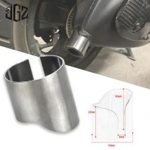 Motorrad Edelstahl Hinten Auspuffrohr Schwanz Link Rohr Montieren Rohr Für VESPA GTS 250 300 2013-2018 2019 2020 zubehör