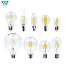 Lampadina LED retrò Edison E14 E27 AC 220V 2W 4W 6W 8W Lampada in vetro vintage C35 G45 A60 ST64 G80 G95 G125 Luce a filamento a LED Decorazioni per la casa