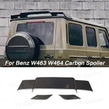 Für Benz G Klasse W463 W464 G500 G550 G63 G350 Auto Styling Brabus Stil Real Carbon Faser Dach Heckspoiler Top Schwanz Flügel FRP