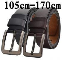 CEXIKA 2024 Echtes Leder Gürtel Männer 140 150 160 170 cm Große Größe Luxus Designer Gürtel Split Leder Hohe Qualität Taille gürtel