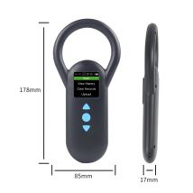 Haustierscanner ISO11784/85 Tierhaustier-ID-Lesegerät Chip Transponder USB RFID Handmikrochip-Scanner für Tiere
