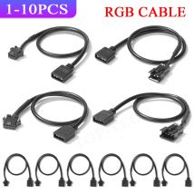 30cm 5V 3 Pin / 12V 4 Pin płyta główna RGB Adapter przewód do konwersji przewód konwertera do komputer stancjonarny LED listwa oświetleniowa SM linia drutu