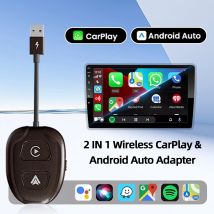 Bezprzewodowy adapter Android Auto i CarPlay 5,8 GHz dla OEM Przewodowy CarPlay i Android Auto Cars Konwertuj przewodowe na bezprzewodowe