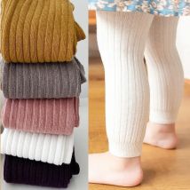 Lawadka Kinder strumpfhose für Mädchen gestrickt solide Baby Strumpfhosen Frühling Herbst Strumpfhose für Kinder Leggings 0-4 Jahre alt 2024