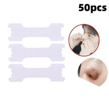 50Pcs 55x16MM strisce nasali per l'alito cerotto per il naso Anti russare cerotto per dormire bene più facile respirare meglio l'assistenza sanitaria