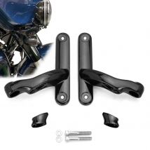 Auxiliary fog lamp light bracket for Harley touring turn signal light brackets electra glide street glide