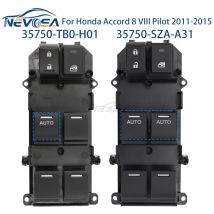 NEVOSA Für Honda Accord MK8 VIII Pilot 2011 2012 2013 2014 2015 Elektrischer Fensterheber-Steuerschalter 35750-SZA-A31 35750-TB0-H01