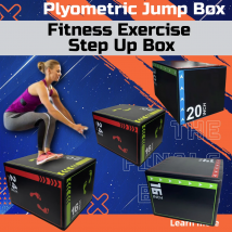 3in1 Plyometrische Sprungbox, rutschfeste Fitness-Übungs-Step-Up-Box für Heim-Fitnessstudio, Konditionierung, Krafttraining, mehrere Größen