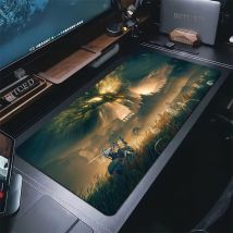 EldenS R-RingS Mouse Pad XXL Gamer PU Leather Size music For Office Mat Desk Waterproof Table Mat Gameing