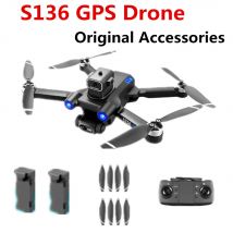 S136 gps drohnen batterie 3,7 v mah propeller ahornblatt für s136 drohnen ersatzteile s136 drohnen batterie