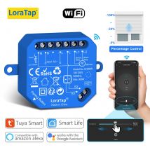Interruttore per tapparelle Wireless per motori tubolari avanzamento percentuale Tuya Smart Life App telecomando Google Assistant