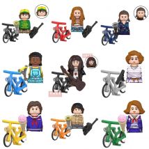 Gorący film Na odwrót Dustin Mike Lucas Will Eleven Klocki konstrukcyjne Figurki akcji Zabawki dla dzieci