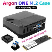 Argon EINE M.2 Fall für Raspberry Pi 4 Modell B M.2 SATA SSD zu USB 3,0 Bord Unterstützung UASP