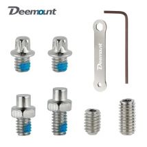Deemount 25/50 PCS Pedale Della Bicicletta Bulloni M4 Perno In Acciaio Chiodo Ciclo Anti-skid Punte Parti Della Bici Strumento Opzionale