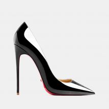 Tacchi firmati da donna in pelle Décolleté di marca di lusso Fondo rosso Tacchi alti a punta Eleganti scarpe da festa da donna a spillo da donna