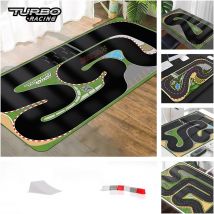 TURBO RACING Scene Track Runway Mat 50x95cm 160x90cm 120x80cm 1/76 Mini telecomando Car Desktop Track cemento Pier ostacolo