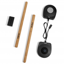 AeroBand Batteria elettronica Bacchette PocketDrum 2 MAX Strumento musicale tascabile Batteria acustica Kit batteria ad aria Pedali 8 suoni