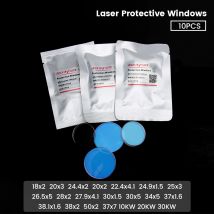 Laser-Schutzfenster 24.9x1.5 27.9x4.1 37x7 Schutzlinse für den Schneidkopf der Faserlaser-Maschine Raytools Precitec BOCI Bodor