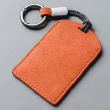 9 x 6 cm große Autoschlüssel-Ledertasche im Kartonstil, geeignet für Tesla-, BMW-, Toyota- und Honda-Autos. NFC-Karte Schutzhülle Schlüsselanhänger PU