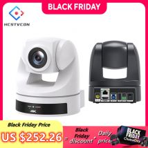 HCSTVCON USB3.0 HDMI LAN cámara PTZ 4K 20X Zoom videoconferencia para iglesia en línea Youtube Skype transmisión en vivo reunión Zoom