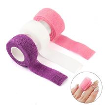 5pcs Nail Art Bandage Roll Protection Finger High Stretch Compression Self-Adhesive Gauze Tape Skin Care Manicure Tools