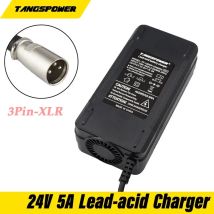 24V 5A Blei Säure Batterie Ladegerät Für 28,8 V Rollstuhl golf warenkorb blei-säure Ladegerät Mit 3-pin XLR Stecker Schnelle lade