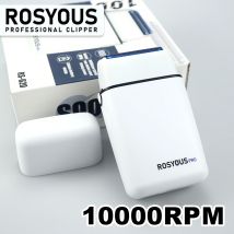 ROSYOUS RS620 Doppelfolie Blau Hypoallergenes Messernetz 10000 U/min USB Schnurloser Elektrorasierer Professionelle Haarschneidemaschine
