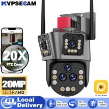 10K 20MP Fünf Objektiv WIFI PTZ Kamera 20X Zoom AI Auto Tracking Audio Outdoor 8MP Sicherheit CCTV Überwachung IP Kamera IPC360 HOME