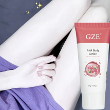 GZE AHA Body Moisturizing Cream spendet Feuchtigkeit, geeignet für den Körper, Unterarme, Gesäß und inneren Oberschenkel