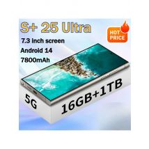 New Global Version S+ 25 Ultra 7.3HD Original Mobile Phones 4G 5G Dual SIM Smartphone Android 14 Cell Phone 7800mAh Cellphones