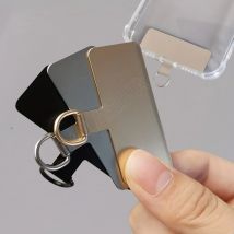 1/3/4 szt. Uniwersalna metalowa linka do telefonu z podkładką uszczelniającą, wytrzymała, ultracienka smycz do telefonu komórkowego, klips na kartę, pasek do zawieszania, sznurek z zaczepem