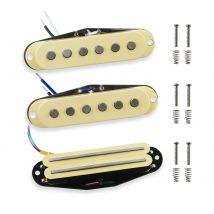 Set pickup PHRILAM-Alnico 5, inclusi 2 pickup single-coil ST, mini pickup per chitarra a doppia bobina