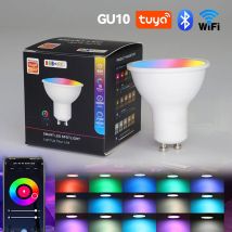 Graffiti WIFI Intelligent GU10 Dimmbarer Lichtbecher unterstützt Alexa Google Sprachsteuerung RGB Glühbirne Bluetooth WiFi