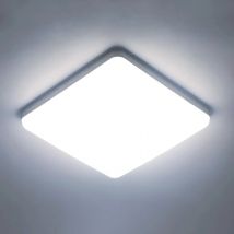 Plafoniere a LED, pannello LED super luminoso da 36 W, illuminazione da soffitto a LED moderna quadrata ultra sottile per camera da letto, cucina