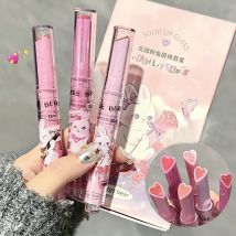 Fester Lip gloss Gege Bär Garten rosa Kaninchen feuchtigkeit spendend wässrig farbigen Lippen balsam