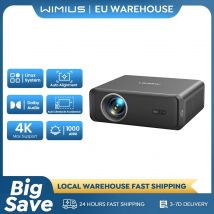 Proiettore Lareser A1 4K Netflix Ufficiale 1000ANSI Android TV Messa a fuoco automatica/Keystone WiFi6 Allineamento automatico Dolby Audio Home Theater