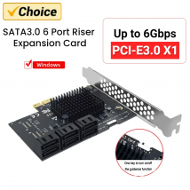 Sa3112j PCIE-Adapter 2/6/12/3,0 Port PCI-Express X1 zu Sata Erweiterungs karte 6 Gbit/s Hochgeschwindigkeits-Add-On-Karte mit PCI-E x4 x8 x16