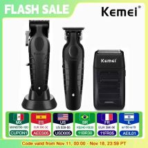 Kemei KM-2299 KM-2290 KM-1102 Professionelles Haarschneidemaschinen-Set Elektrorasierer Männliche Haarschneidemaschine Herren Akku-Trimmer