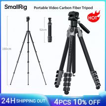 SmallRig Portable Video Carbon Fiber Tripod 9-Ting Angles Adjustable for Camera Phone Shooting for Video Heads Stabilizers -5477