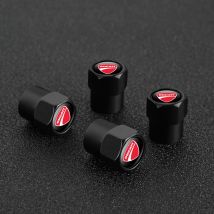 4PCS Auto In Alluminio Tappo Antipolvere Pneumatico Stelo della Ruota Tappo Della Valvola Dell'aria per Ducati Monster Panigale Diavel Superleggera Scrambler 950 959