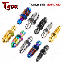 Tgou Titanschraube M6 M8 M10 Teilung 1,0/1,25 mm Motorrad Bremssattel Ölablass Deflationsschrauben