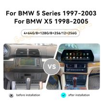 Für BMW E39 E53 X5 1995-2006 Android Auto Radio Drahtlose Carplay Stereo Empfänger Autoradio Multimedia Player GPS Navi touch Einheit