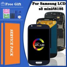Super amoled für samsung s3 mini lcd display touchscreen digitalis ierer baugruppe GT-i8190 i8195 i8200 bildschirm reparatur teile