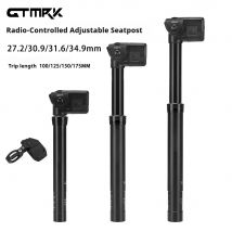 Control remoto inalámbrico del tija de sillín con cuentagotas, tija de sillín eléctrica con ajuste de altura para bicicleta MTB Enduro, tija de sillín de liberación rápida