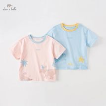 Dave Bella Sommer neue Kinder T-Shirt Kinder Mädchen kurz ärmel ige Jungen Baby Cartoon Baumwolle Tops db2235459
