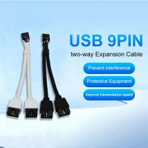 Adattatore di estensione a 9 pin per scheda madre del computer da 15 cm Cavo di espansione USB ad alta velocità da 480 Mbps, adatto per server PC