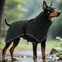 Large Dog Pet Windbreaker Dog Raincoat Pet Stormcoat Waterproof Outdoor Pet Outdoor Waterproof Clothes Pets Raincoat Accessories