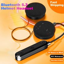 NYF Bluetooth 5.3 Moto Helm Headset Drahtlose Freisprecheinrichtung Stereo Kopfhörer Motorrad Helm Kopfhörer MP3 Lautsprecher